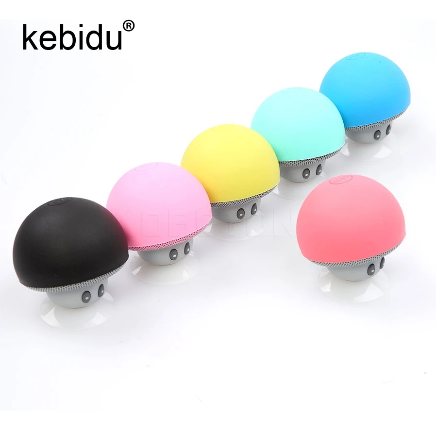 Беспроводная мини Колонка kebidu с Bluetooth гарнитура на присоске цветной