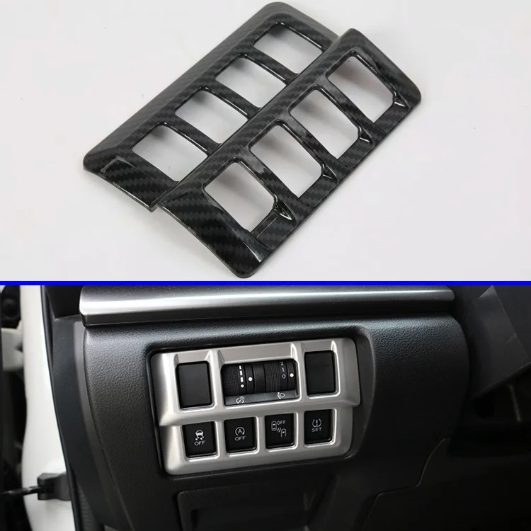 Для Subaru Forester SK 2018 2019 украшения аксессуары насадка из АБС пластика кнопка