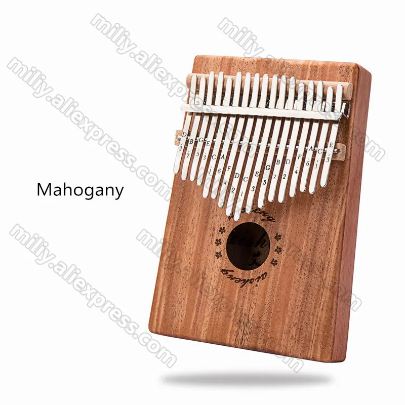 17 клавиш калимба Mbira Calimba Африканское твердое красное дерево Пальцы для пальцев