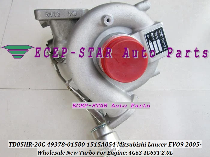 Турбо TD05HR 49378-01580 1515A054 49378 01580 49378-01581 для Mitsubishi Lancer EVO Evolution 9 80 Series 2.0L 2005- 4G63T 4G63 |
