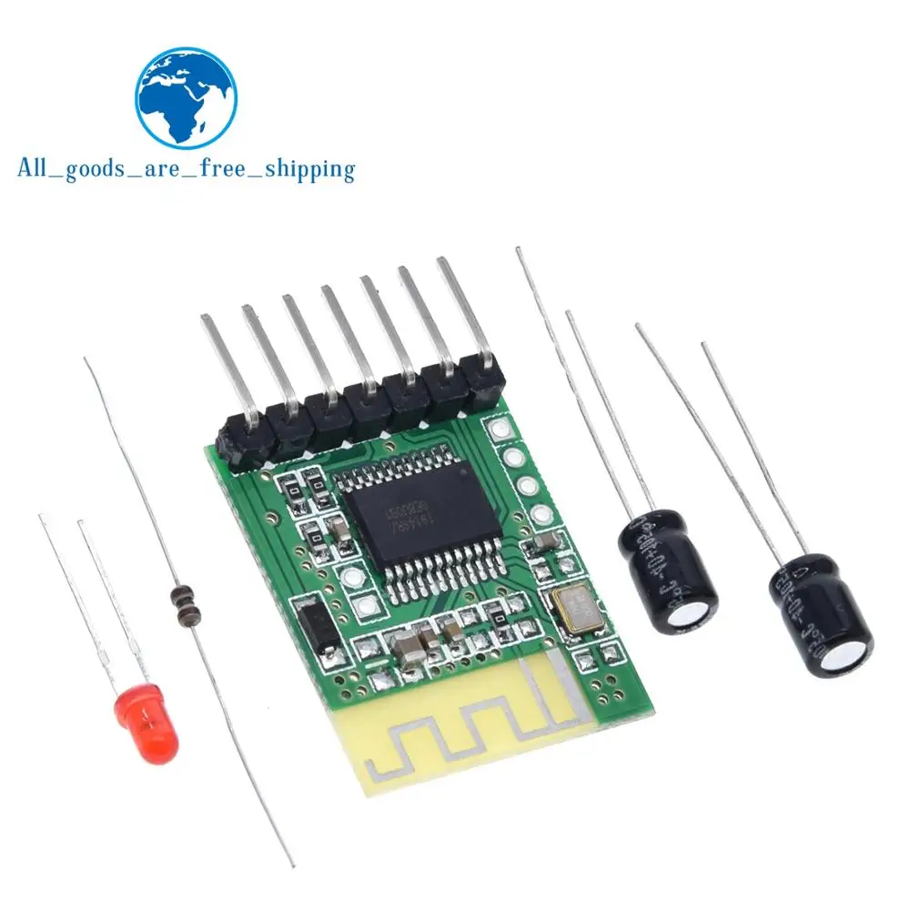 TZT шаблон аудиоприемника Bluetooth стерео беспроводной динамик модифицированный