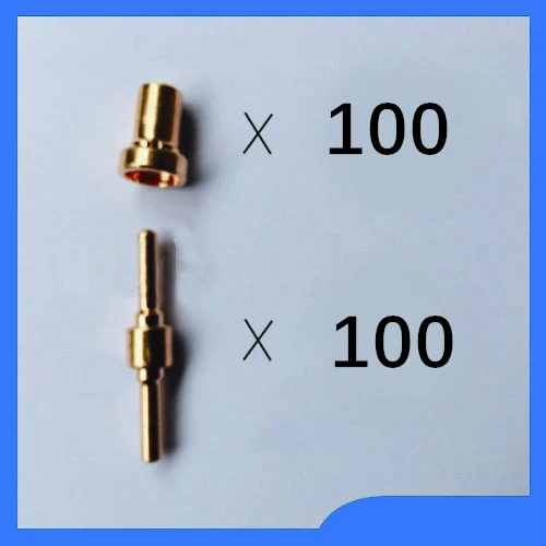 FREE SHIPPING PT31 LG40 CUT50 LGK40 Air Plasma Cutting Accessories Consumable Nozzle Electrode 200Pcs