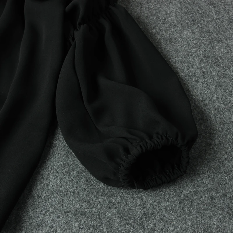 2 шт./компл. для маленьких девочек одежда детей комплект с черным топом и блузка +