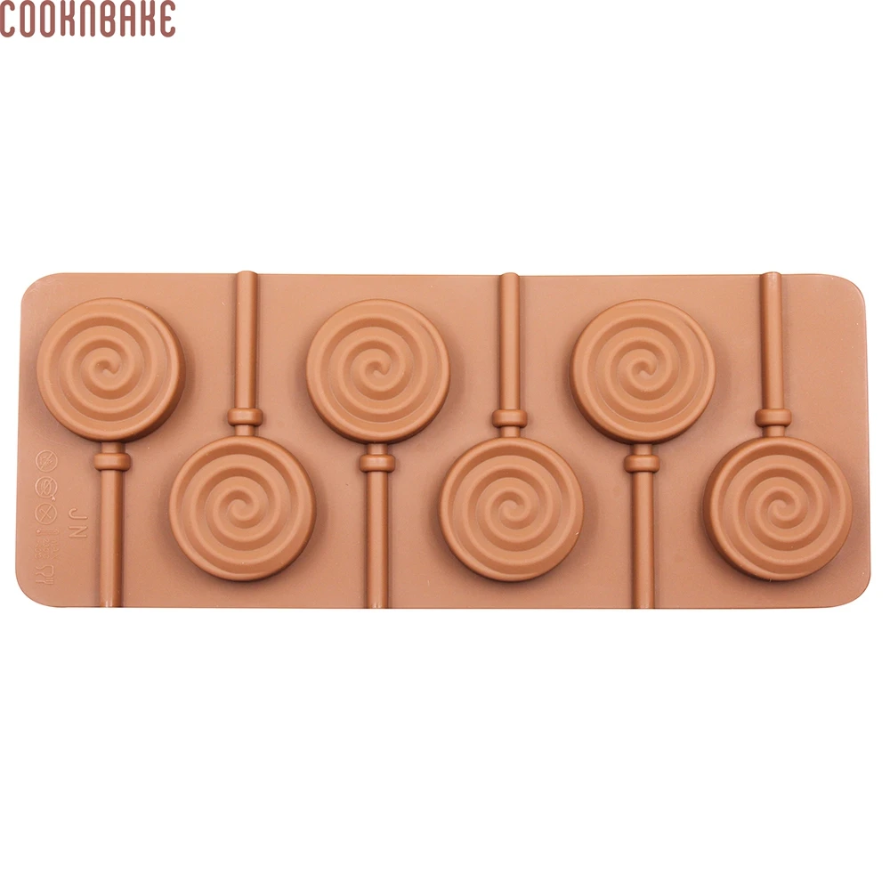 Силиконовая форма COOKNBAKE для леденцов круглая конфет шоколадных инструмент
