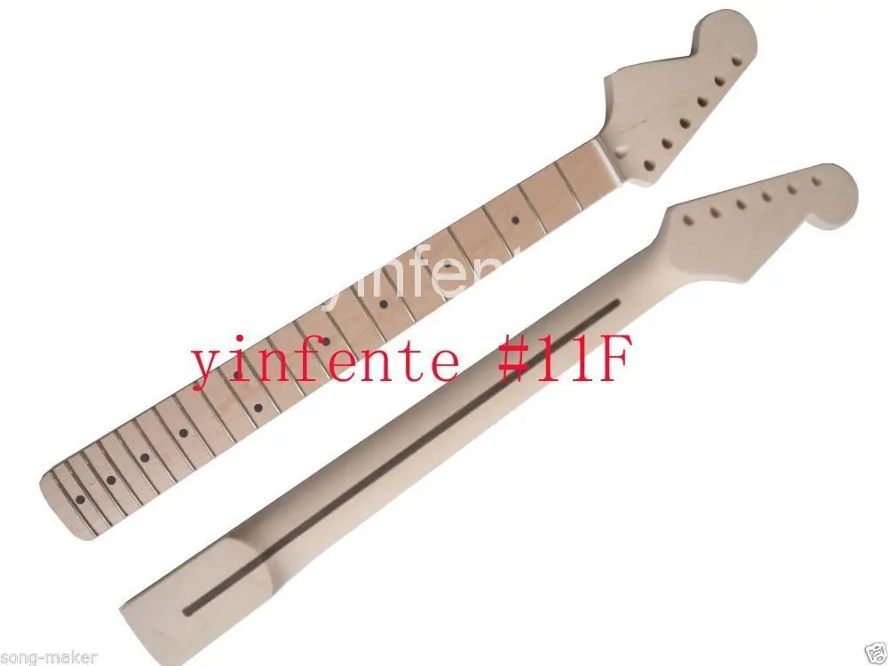 

1 шт. Новая электрическая гитара с левой ручкой, белая горловина, клен, 21 лад, 25,5 дюйма