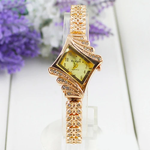 Мода новое поступление леди женщин часы класса люкс горный хрусталь кристалл