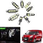 Комплект светодиодных ламп для салона Fiat Doblo, 7 шт., без ошибок, 2000-2017