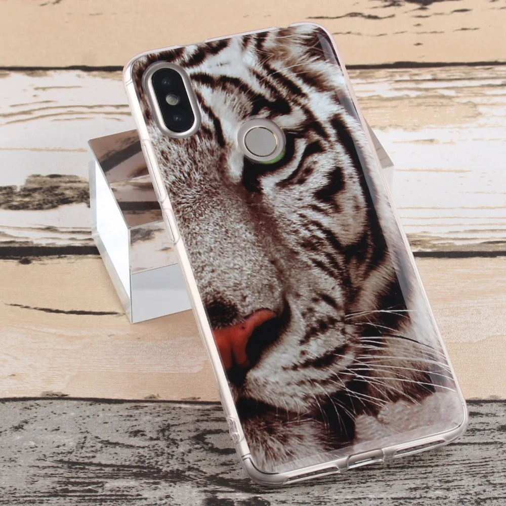 Panda Tiger Owl Girl Fitted Case for Xiaomi Redmi S2 Y2 4A 4X 5S Plus Mi A1 A2 5X 6X funda Cover Etui Hoesjes |