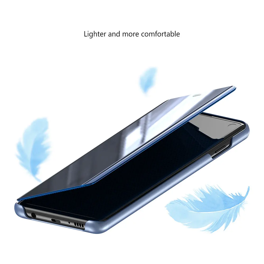 Откидной зеркальный чехол для телефона Apple iPhone XS Max XR X 10 6 S 7 8 Plus 6Plus 6SPlus 7Plus iPhoneX iPhoneXR