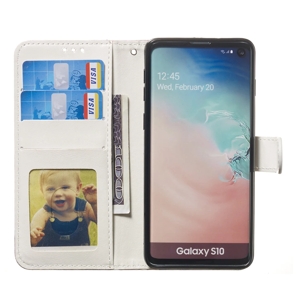 Чехол для телефона Samsung Galaxy J5 Pro 2017 J530 J2 Prime SM G532F J4 Plus J415 J3 книжка из искусственной