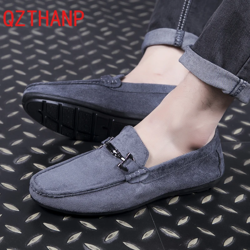 

2019 Spring/Summer Mens Loafers Driving Brand Men's Casual Shoes Slip On Boats Shoes Comfortable Moccasins Chaussure Homme 39-44