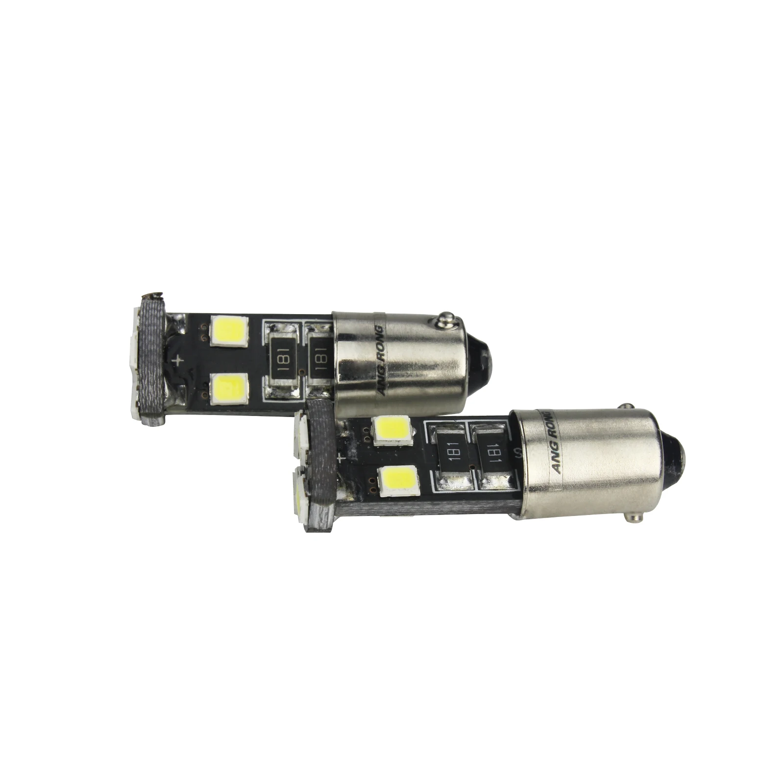 ANGRONG 1 пара H6W BAX9 8 SMD Ксенон Белый светодиодный Sidelight Canbus лампы для Alfa Romeo 147 Gt 156 166
