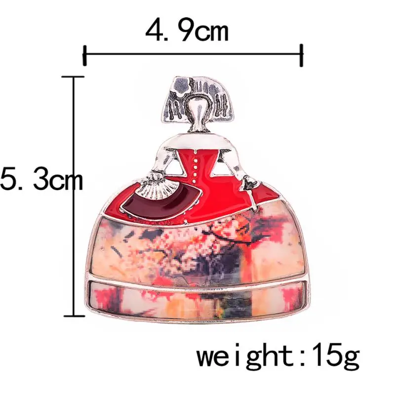 Новейшая металлическая эмалированная брошь в виде фигуры булавки значки броши