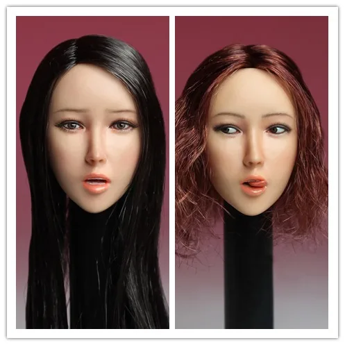 1/6 scale figure accessories Asian beauty girl tongue out Head Sculpt for 12in action figure doll.not include body and clothes