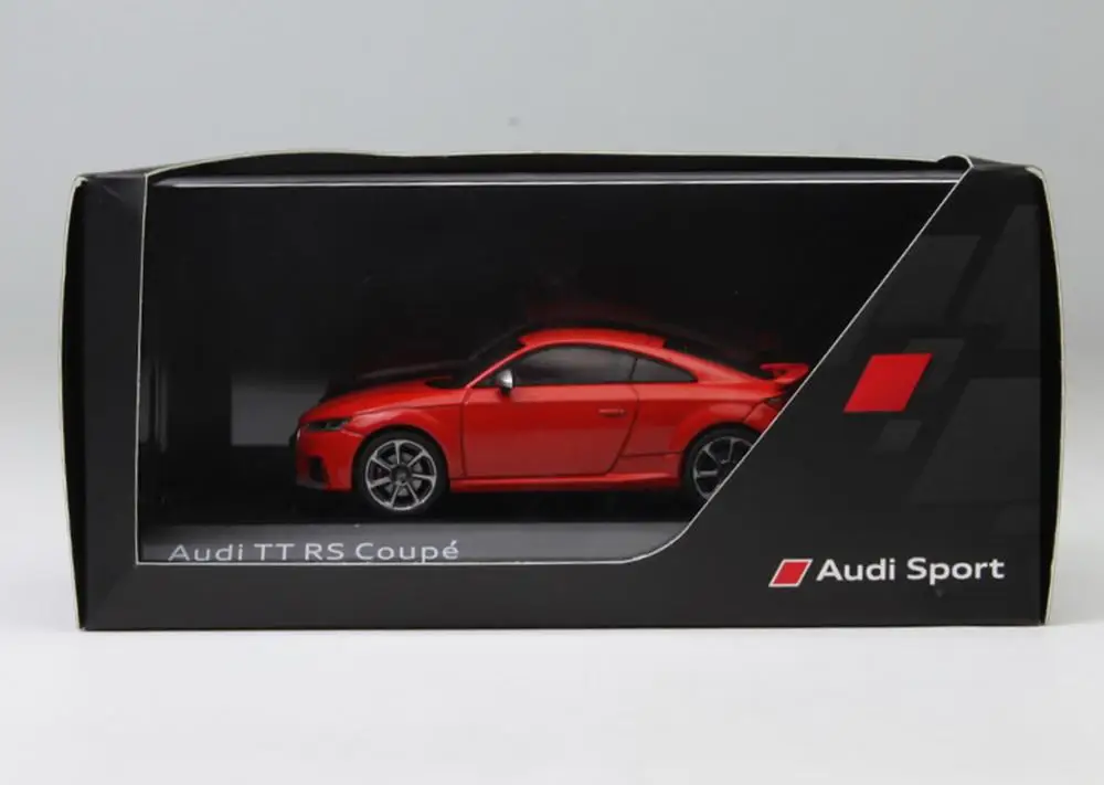 1/43 Audi TT RS Coupe красный литой автомобиль Модель Коллекция игрушек