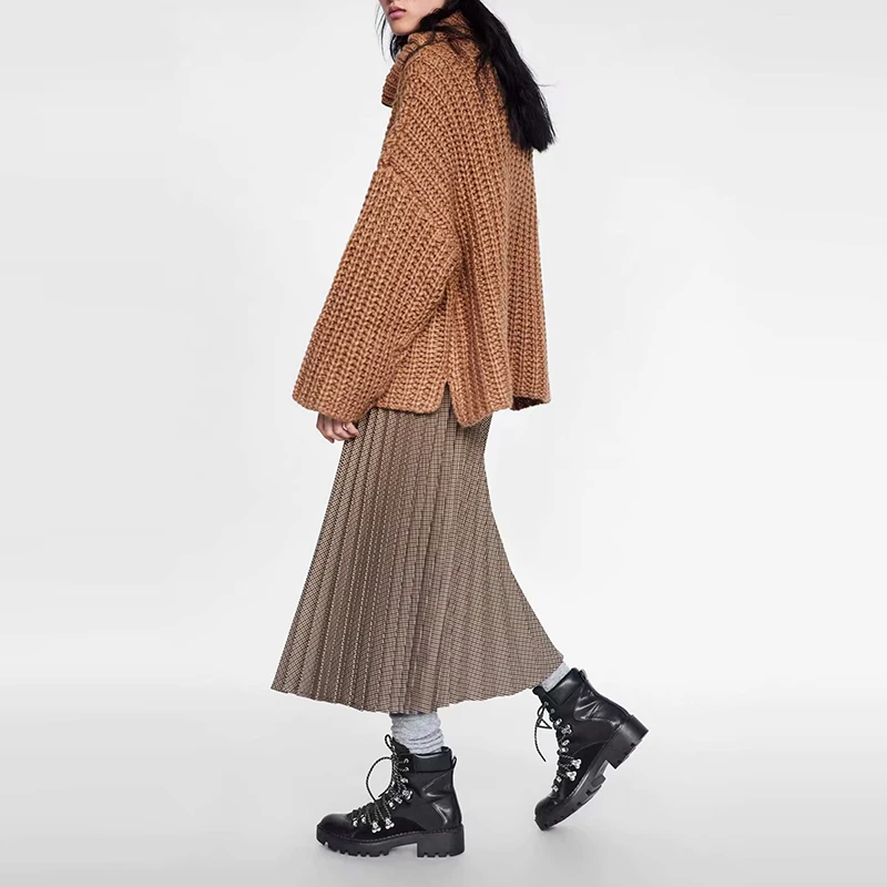 Wonder 2018 новые осенние с длинным рукавом водолазки свитера винтажные женские