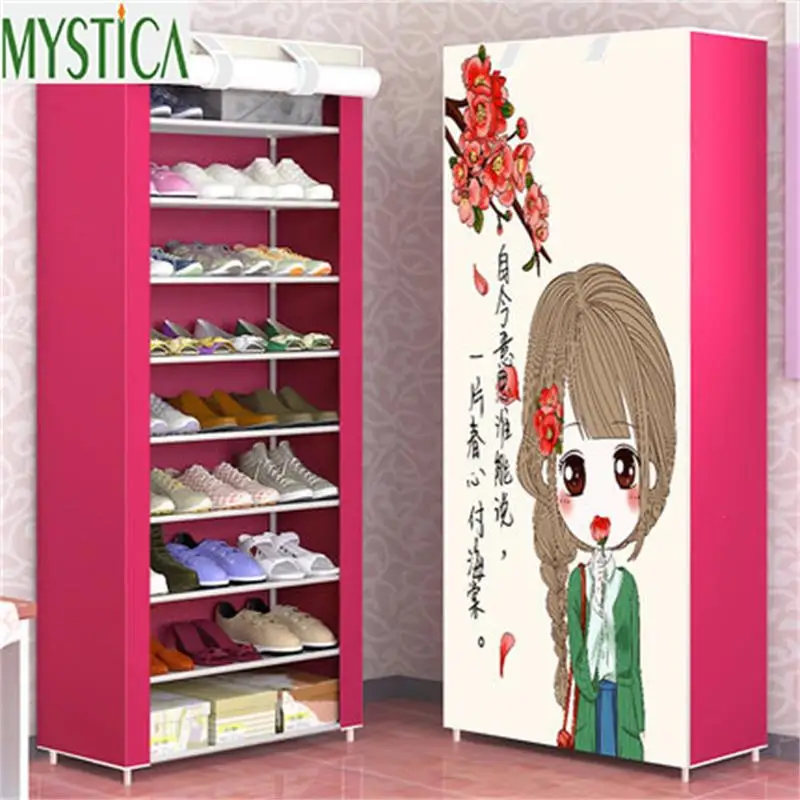 Новинка 2019 домашняя простая вместительная разнослойная полка для обуви с