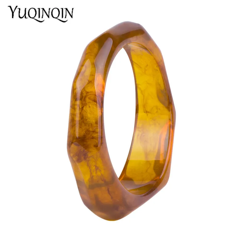 

Классический каучуковый браслет на запястье, браслеты для женщин, новая мода, асимметричный широкий геометрический акриловый браслет, женс...