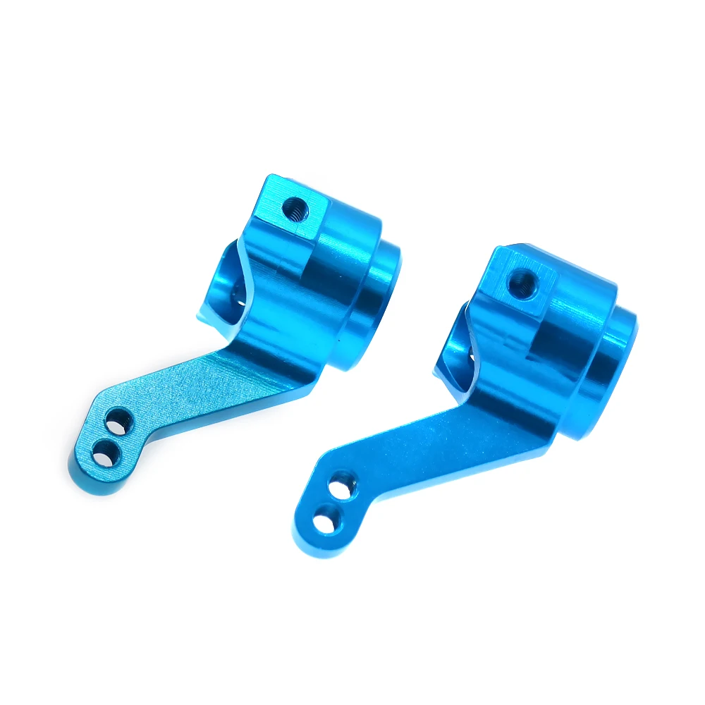 

RCAWD 2PCS Steering Hub Carrier For Rc Hobby Model Car 1/10 Hsp Redcat Himoto Steering Hub Carrier 102011 Blue Purple