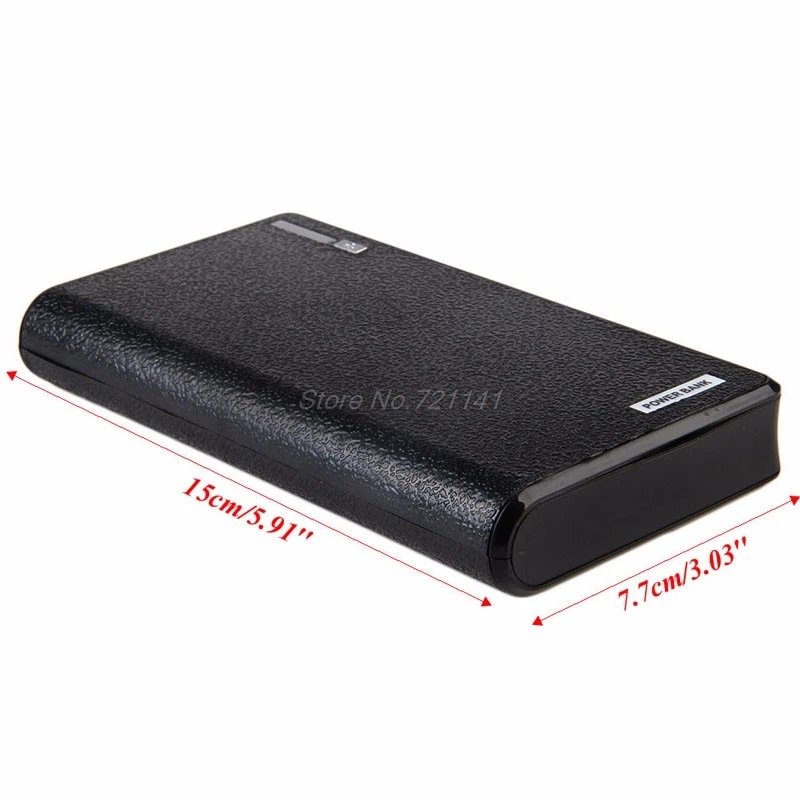 1 шт. двойной USB внешний аккумулятор 6x18650 внешний резервный аккумулятор зарядное устройство чехол Коробка для телефона электронные запасы