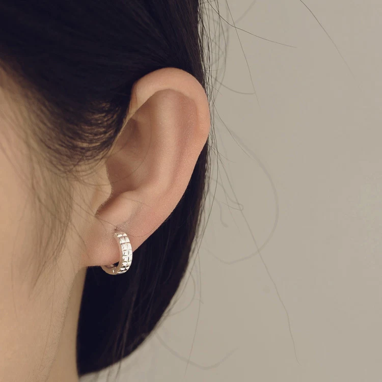 Женские простые серьги svjewelry из стерлингового серебра 925 пробы в Корейском стиле |