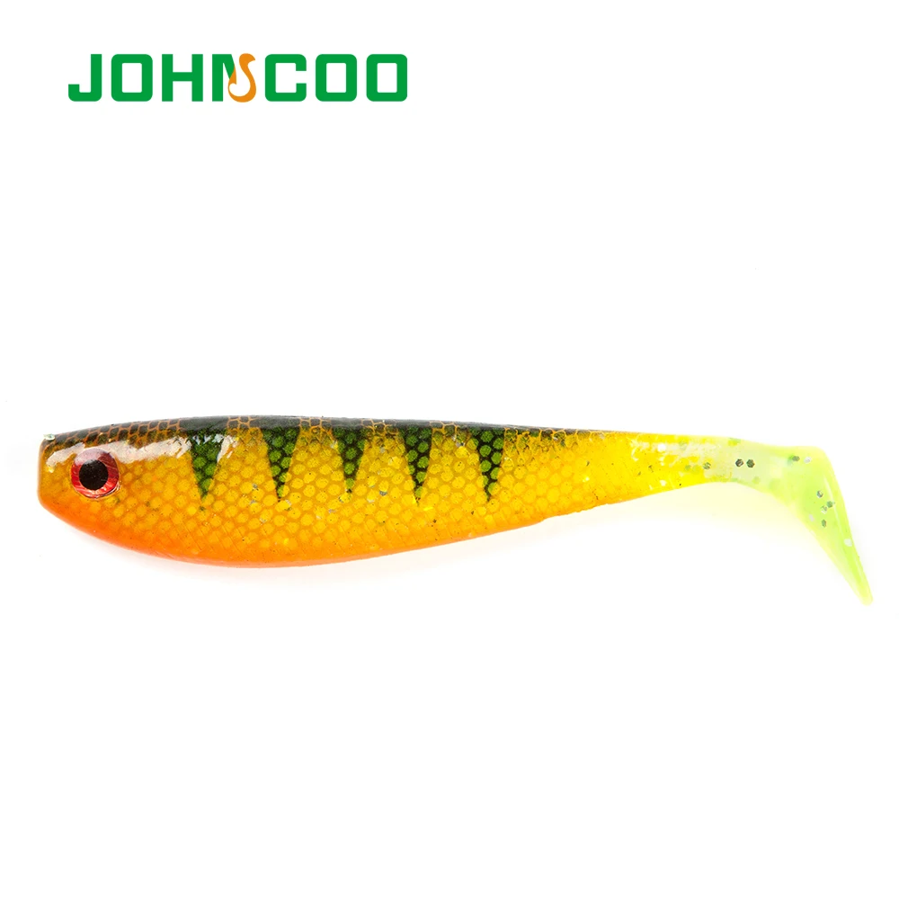 JOHNCOO 2 шт. 115 мм 12 г 2018 новейшие мягкие приманки высокое качество 6 видов цветов