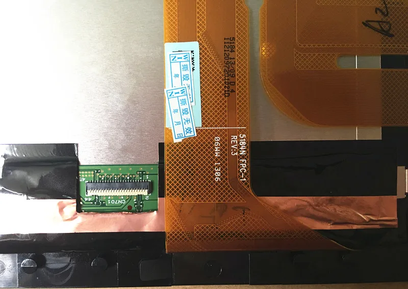 VVX10F004B00 кодирующий преобразователь сенсорного экрана в сборе с черной рамкой 5184N