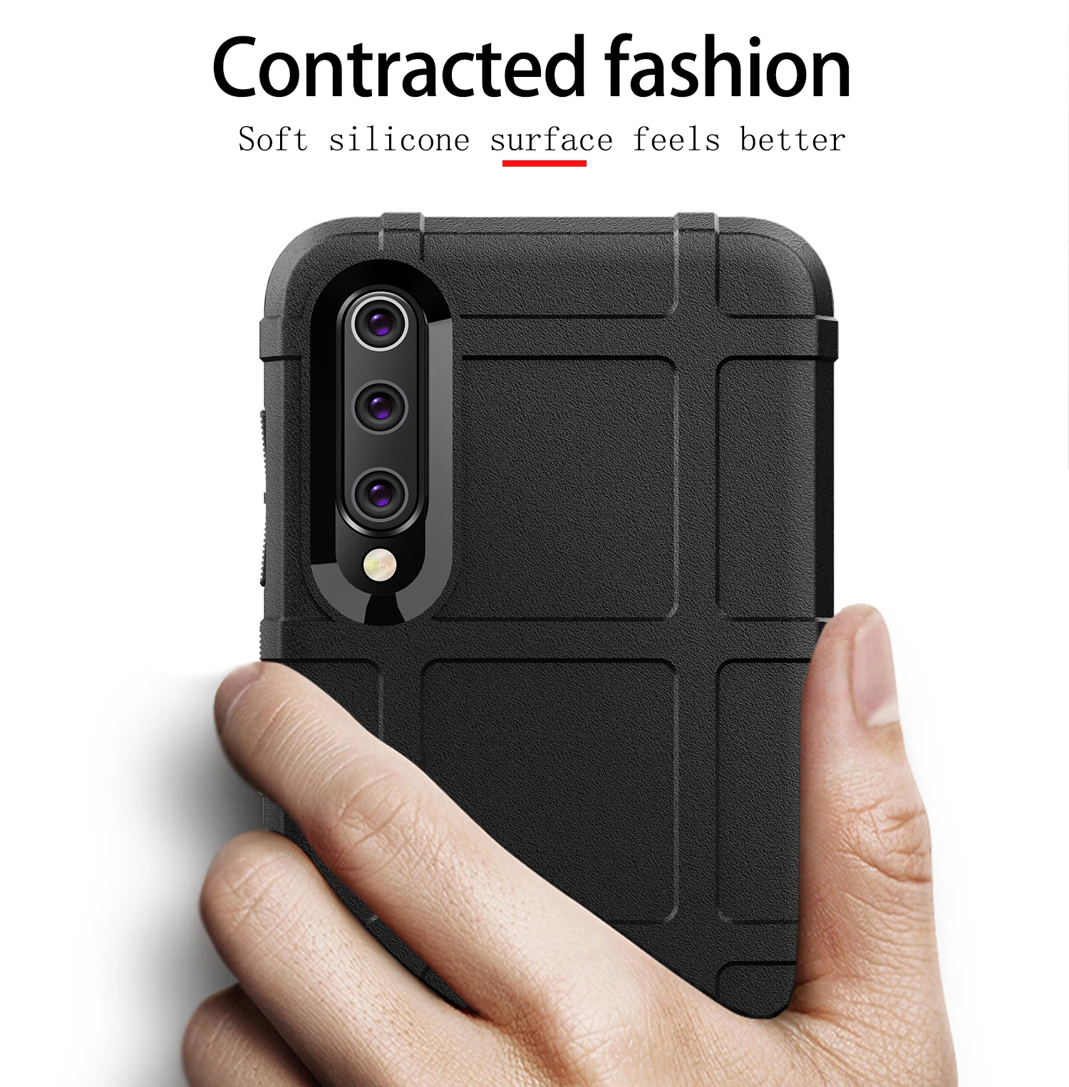 Армированный противоударный чехол для Xiaomi Mi 9 SE 9SE из углеродного волокна с