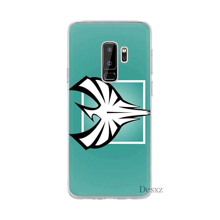 Чехол rainbow six siege для Samsung M10 M20 M30 M40 S6 S7 Edge S8 S9 S10 Plus S10e Note 8 9 10 милый