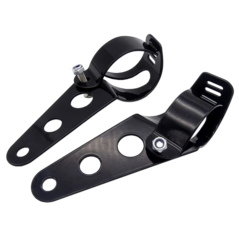 28mm-43mm Universal Motorcycle Headlight Mounting Bracket Fork Ears Adjuster Mount Clamp Chopper Holder For Bobber Cafe Racer | Автомобили