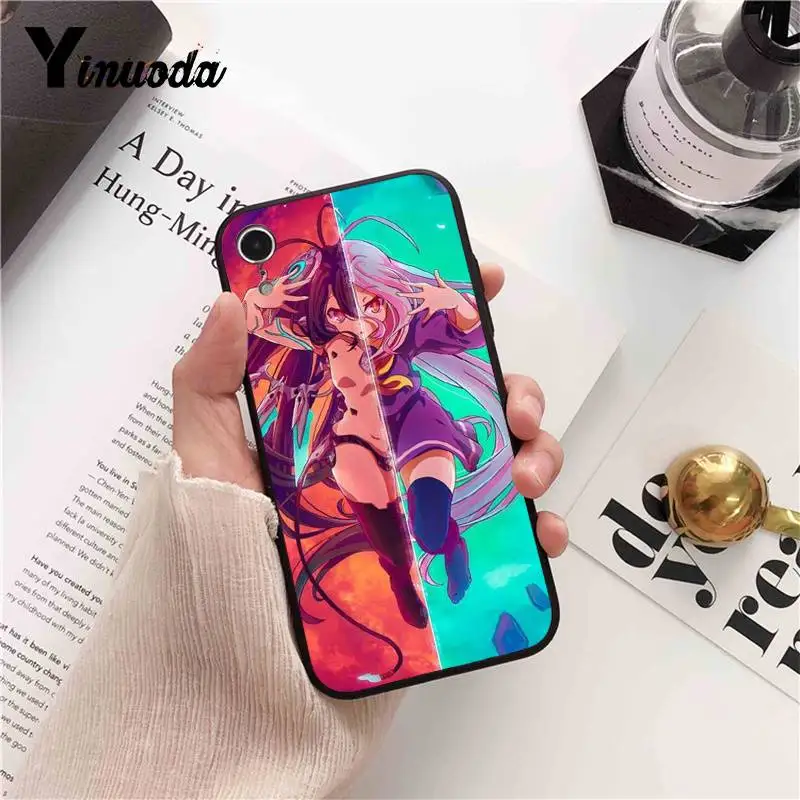 Чехол для телефона Yinuoda No Game NO life Anime iPhone 5 5Sx 6 7 7plus 8 8Plus X XS MAX XR 10 11 pro max | Мобильные