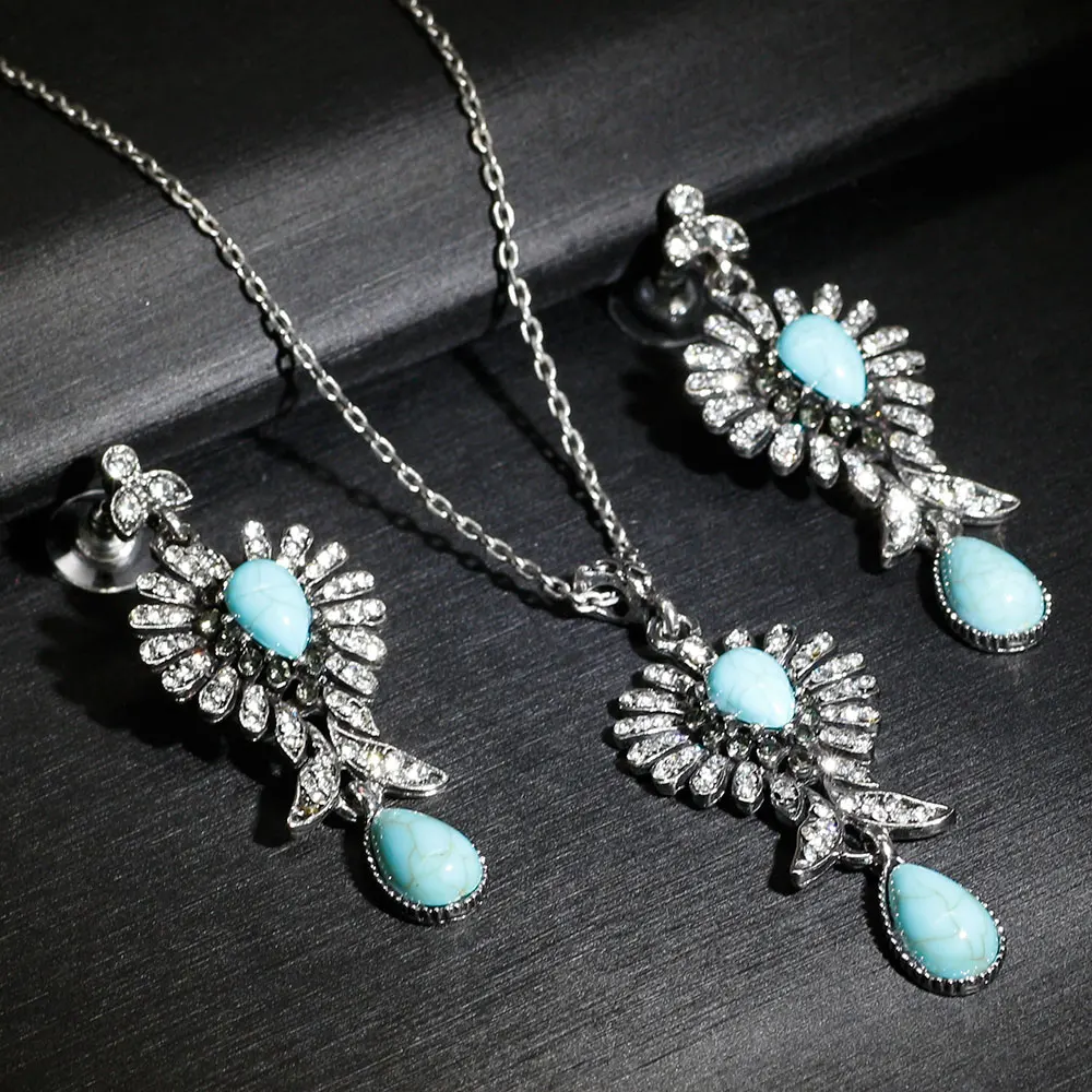 SUNSPICE MS марокканские традиционные Стразы комплекты из серег и ожерелий для женщин