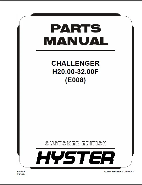 Hyster Запчасти PDF 2017 для США и Европы полные модели|allison|keygen |