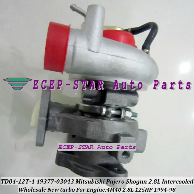 TD04 49377 03043 03041 03040 ME201636 Turbo для Misubishi PAJERO II Montero Shogun с охлаждением 94 98 4M40 4M40T 2.8L|turbocharger turbo|turbocharger generatorturbochargers for diesel