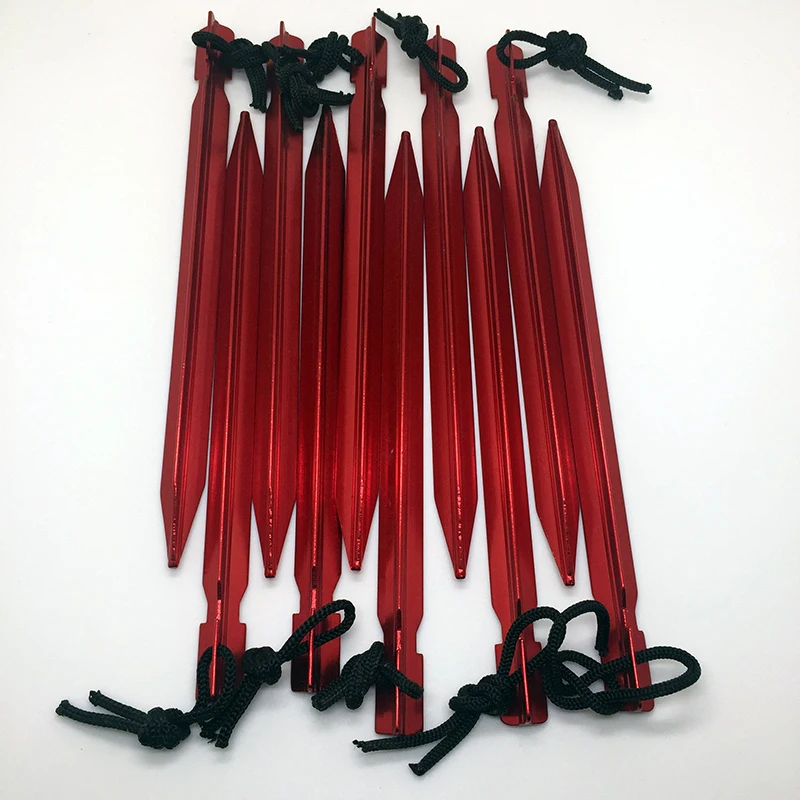 Алюминиевая стойка для палатки 7 ''(18 см) Professional 10 шт./лот красного цвета 18 см