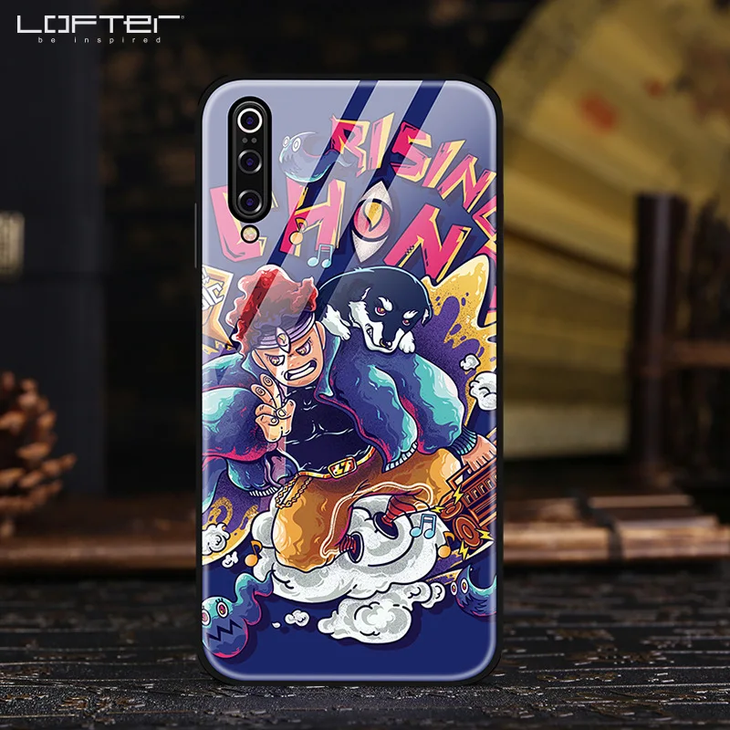Lofter стеклянный чехол для Xiaomi mi 9 Mi9 в китайском стиле закаленное стекло