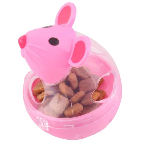 mousse pink Игрушки для собак Игрушки для домашних животных Прямая поставка от производителя для дрессировки собак стакан с отверстием для игры в мяч кошки укус интерактивная игрушка для жевательной щенки продукты - Цвет: mousse pink