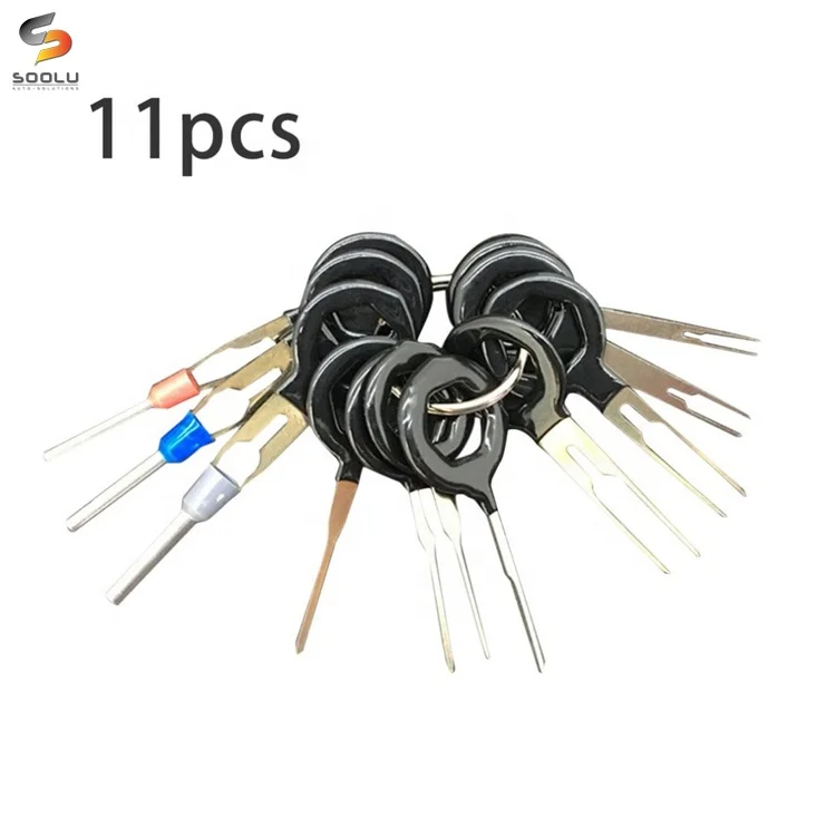 TLXC 18pcs/11pcs/ 3pcs Car Terminal Removal Tool Kit Electrical Wiring Crimp Connector Extractor Puller Release Pin |