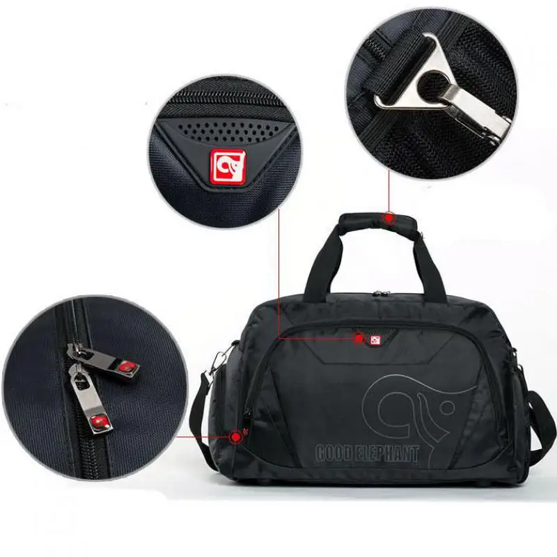 Quality Large Capacity Sports Gym Bag Men Women Fitness Bag Shoe Storage Basketball Sport Bag Outdoor Travel Shoulder Bag SGC001