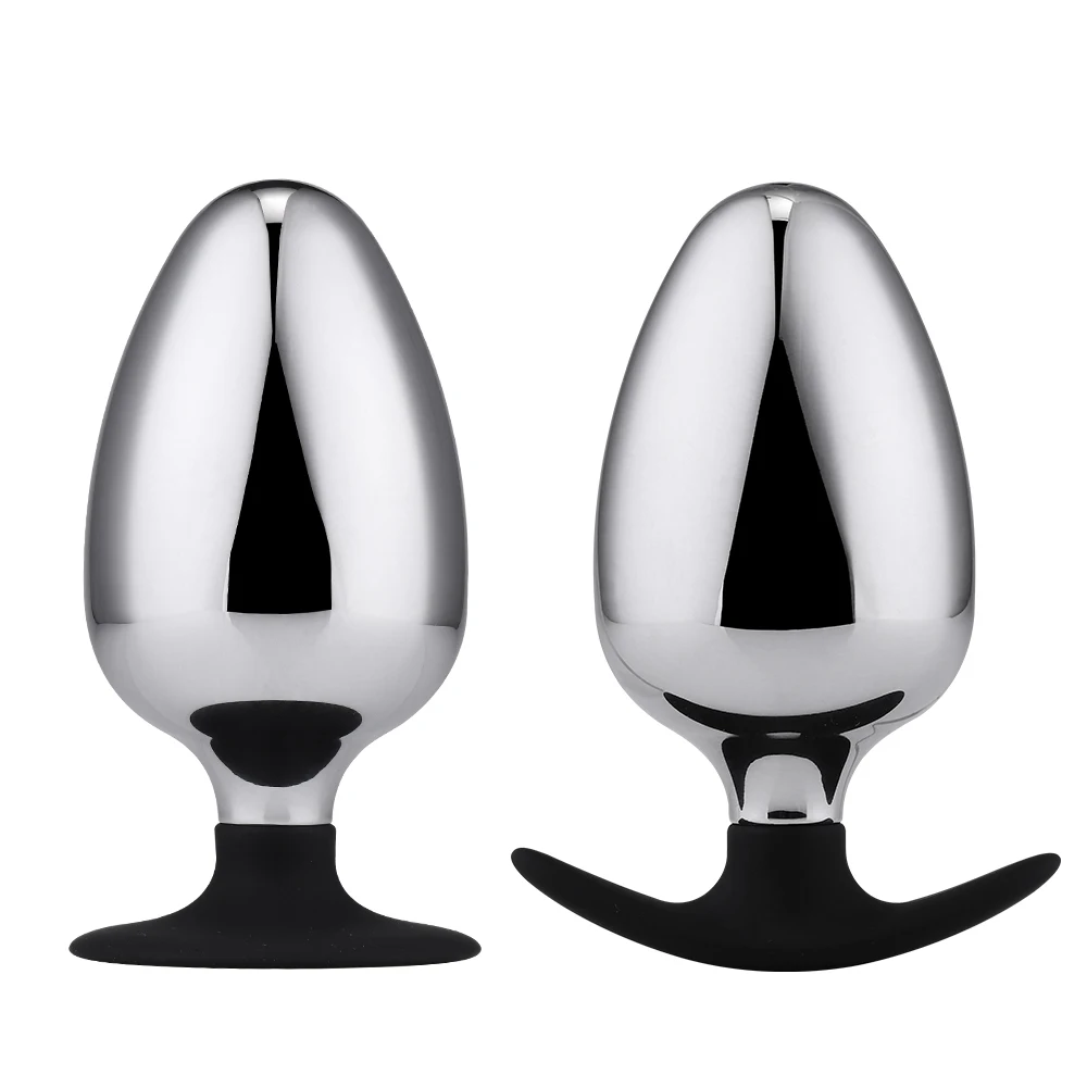 60/70/80mm Huge Metal Butt Plug Big Anal Anus Expander Dilatador Prostate Massager Male Masturbation Sex Toys For Men |
