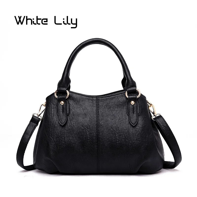 

Women Patchwork PU Leather Tote Bag Fashion Large Handbags Ladies Casual Shoulder Bag Messenger Bags