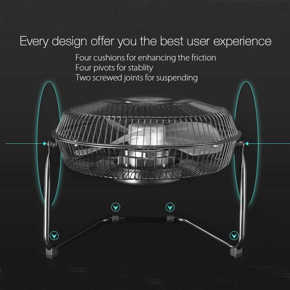 Digoo DF-101 10 дюймовые настольные вентиляторы электрические металлические