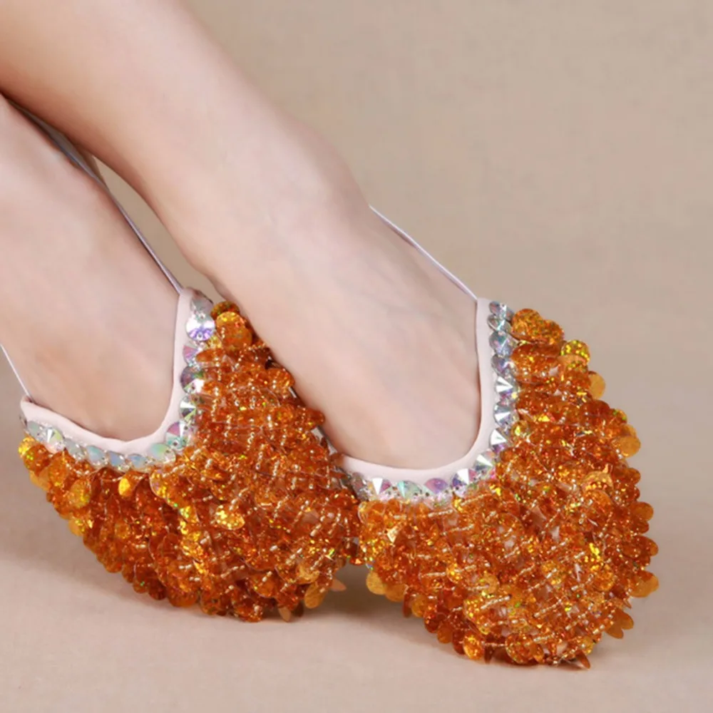 Женские блестящие туфли золотистые/серебристые красивые дизайнерские женские