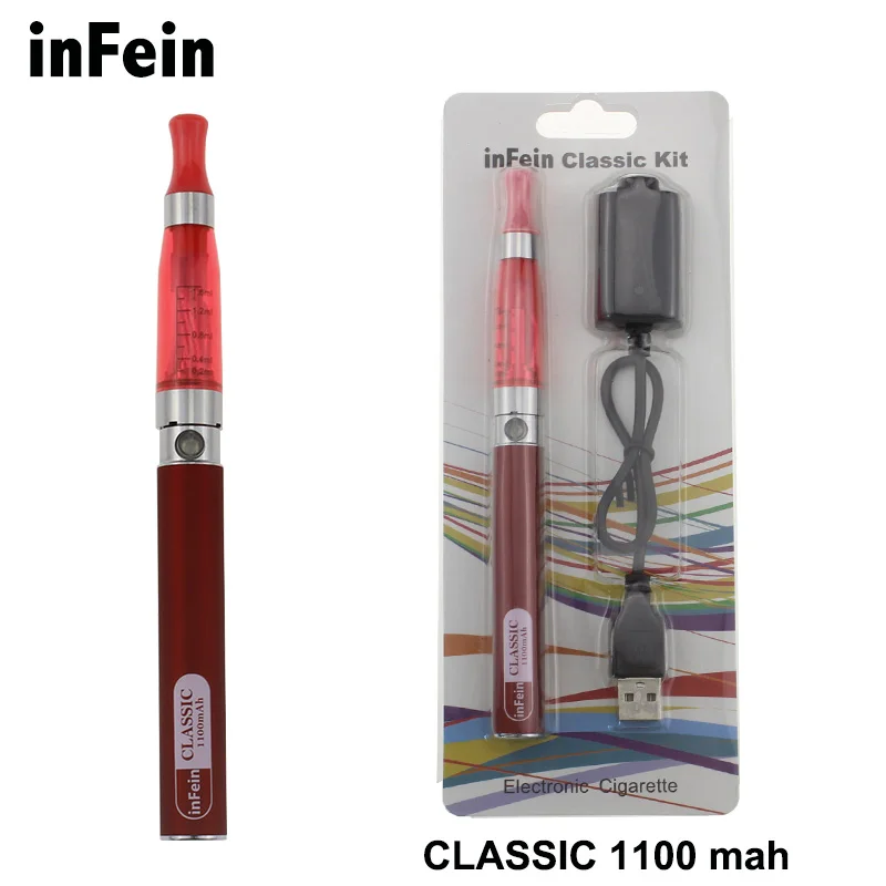 Infein Классическая электронная сигарета блистер starter kit 1.6 мл распылитель VAPE кальян