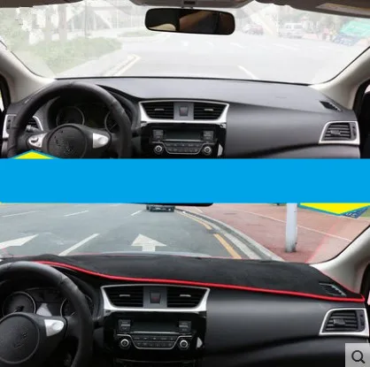 Для Nissan Sentra 2013 2018 центральный инструмент управления панель затенение изоляция