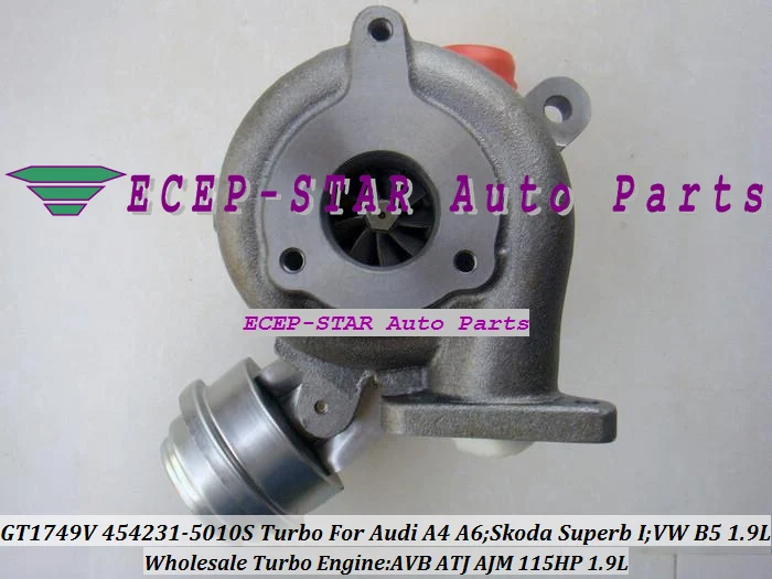 GT1749V 454231 5010S 0006 5009S 038145702L R турбо для Audi A4 A6 Superb Volkswagen Vw AVB ATJ AJM 1.9L|turbocharger china|b5 cdturbocharger
