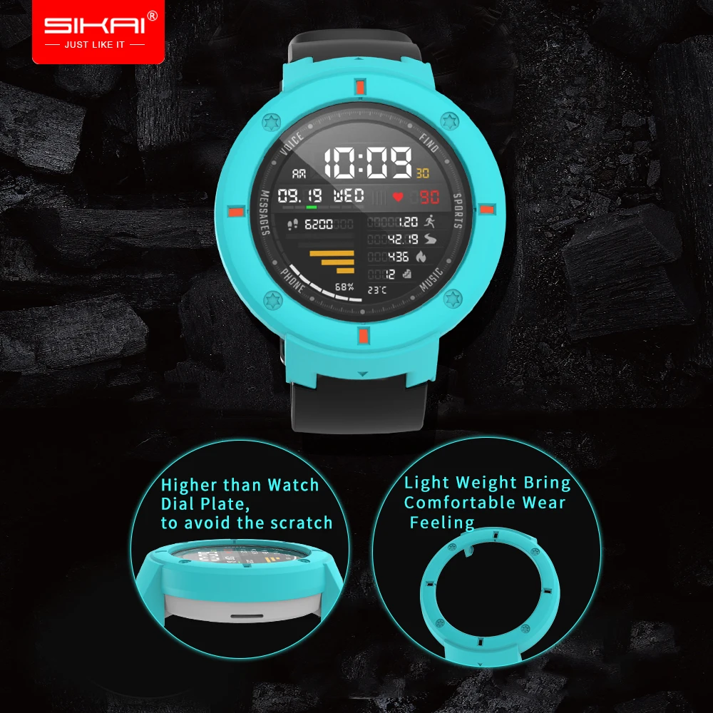 SIKAI PC защитный чехол для Amazfit Verge Lite жесткий Xiaomi Huami 3 lite