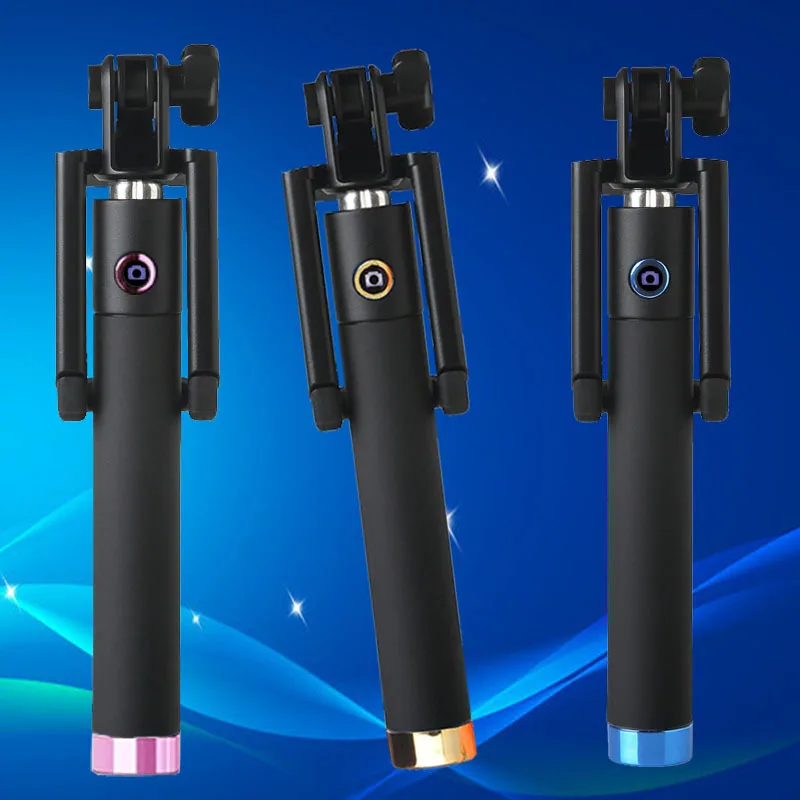 Новая Универсальная мини селфи Палка для android ios xiaomi iphone 4 5 6 samsung телефонный кабель