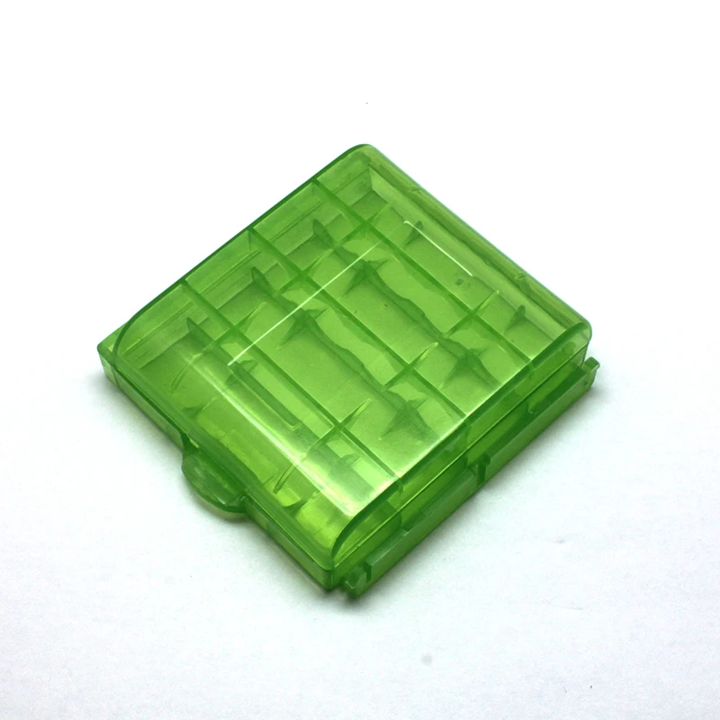 2 шт./лот мини портативный пластиковый корпус для батарей контейнер хранения AAA/AA