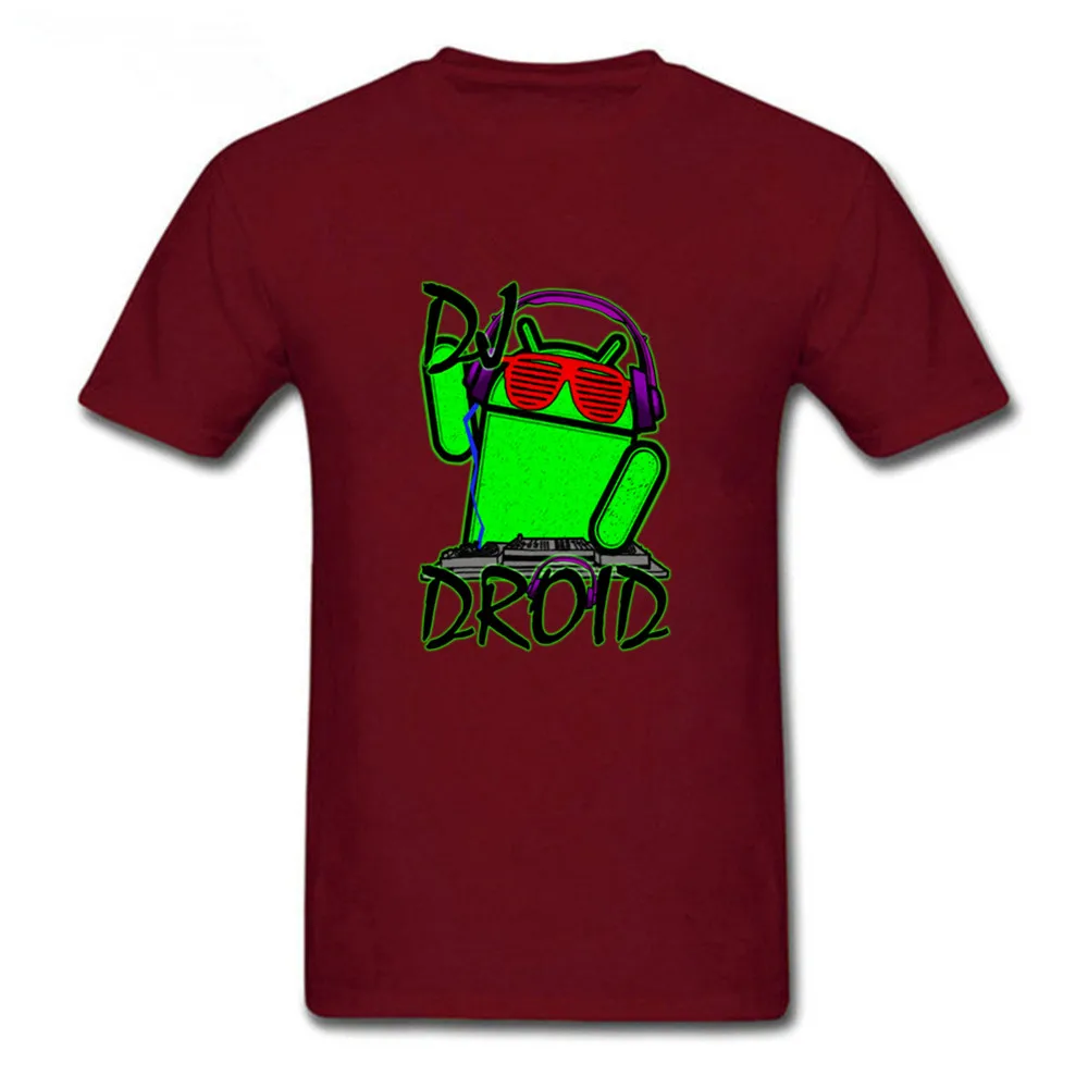 Новый dj Droid футболка Swag мужские футболки мода 2018 О образным вырезом хлопок 3XL